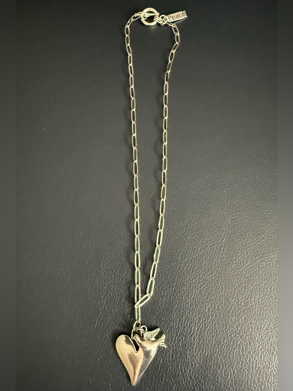 Peace & Love Necklace by Sweet P